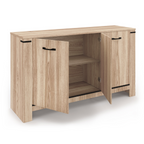 Buffet 140 cm IDAHO 3 portes design contemporain