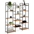 Étagère bibliothèque trio 5 niveaux DETROIT design industriel 170 cm