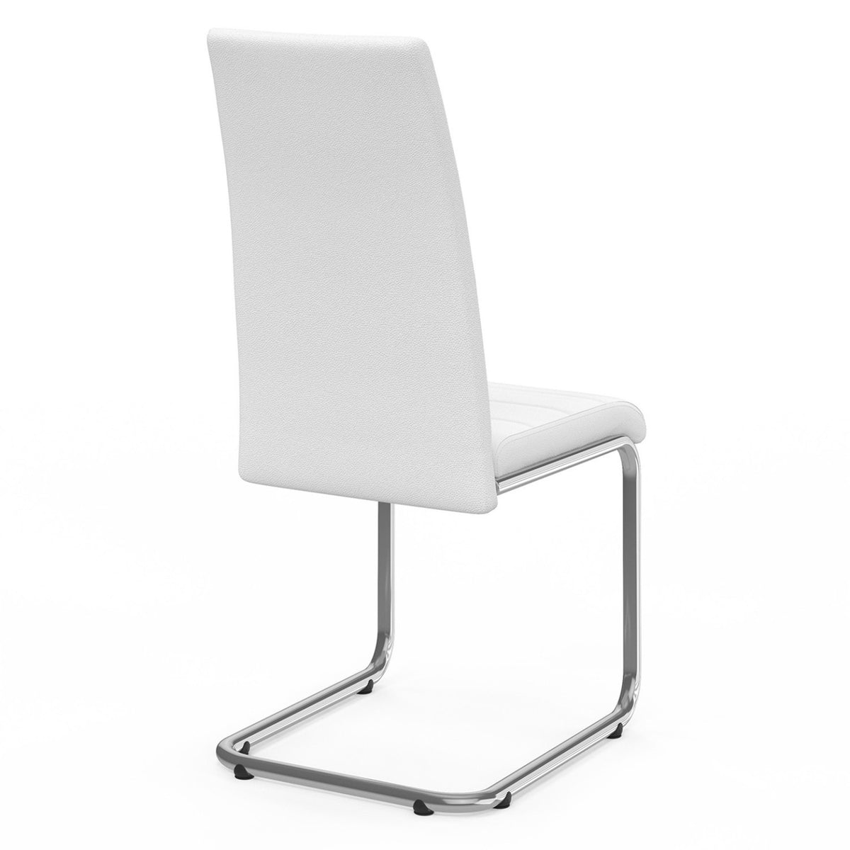 Lot de 6 chaises MIA blanches pour salle à manger