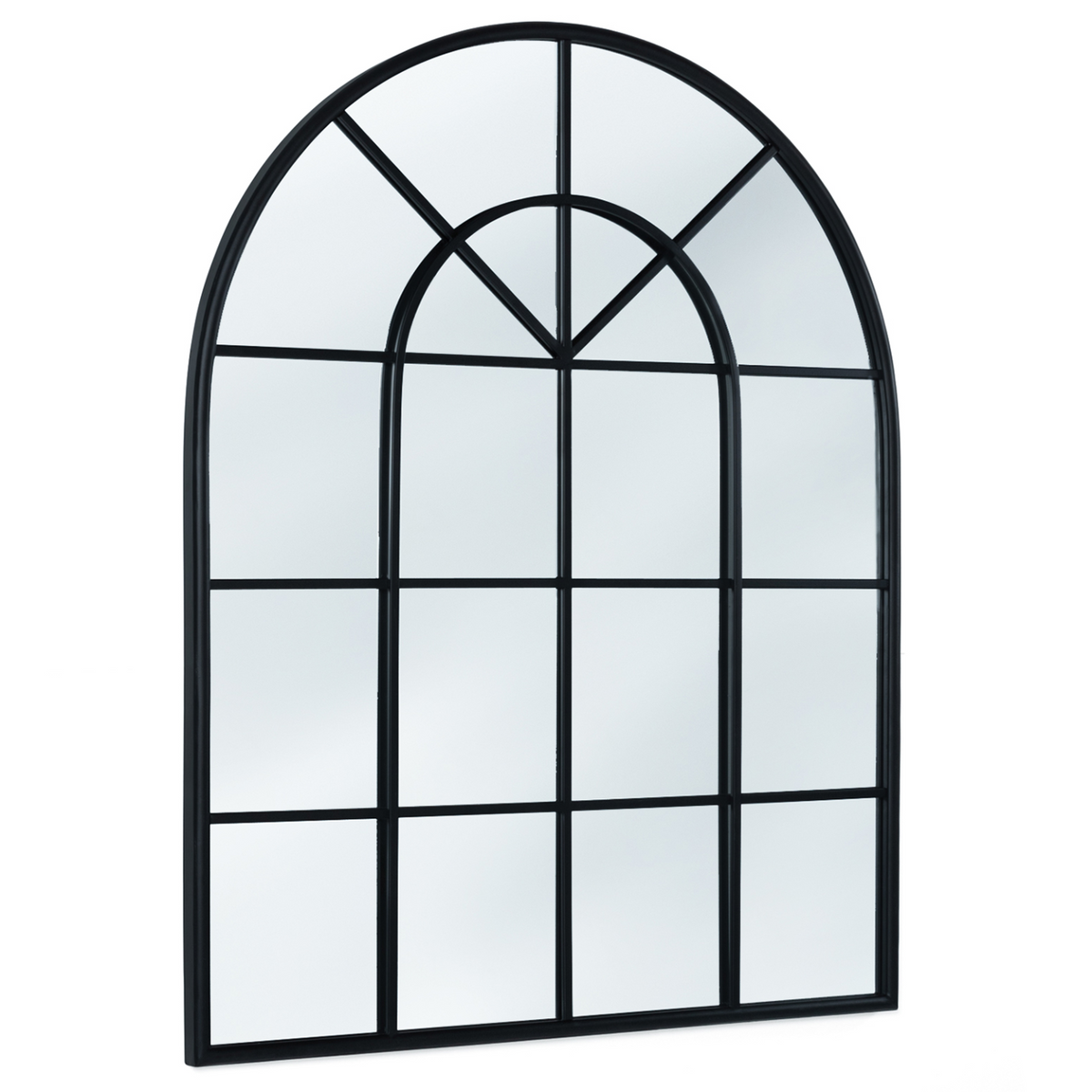 Miroir verrière arche design industriel 80x100 cm