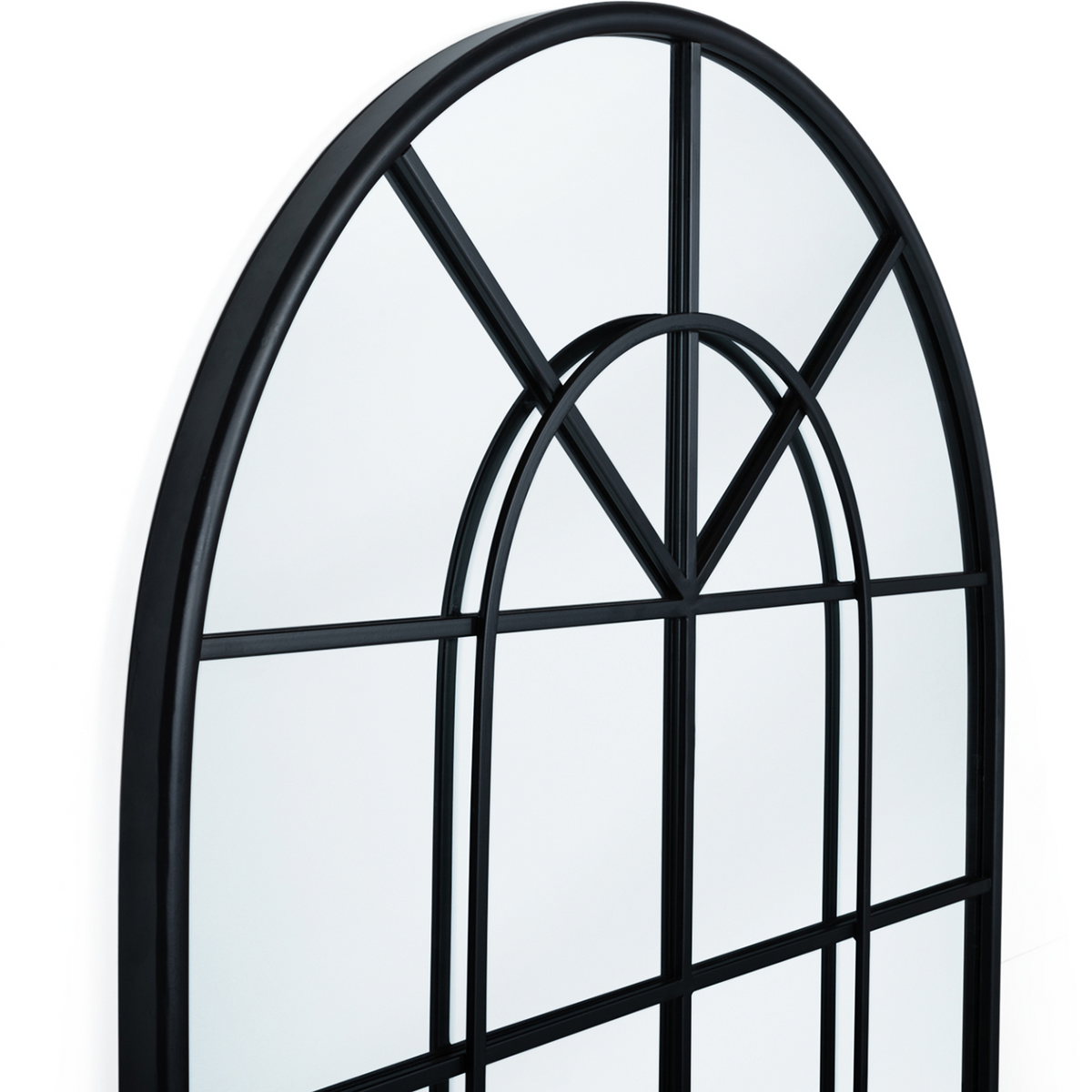 Miroir verrière arche design industriel 80x100 cm
