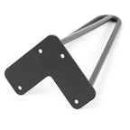 Lot de 4 pieds épingle 40,5 cm pour table noir design industriel