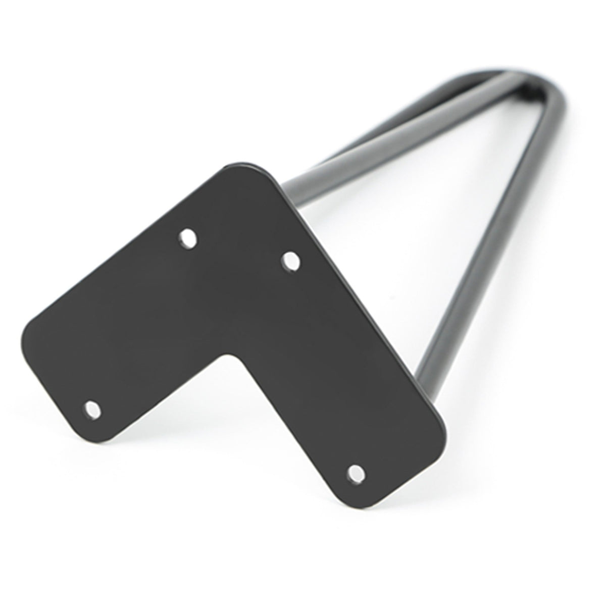 Lot de 4 pieds épingle 40,5 cm pour table noir design industriel