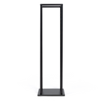 Range bûches vertical acier noir motif arbre H.112 CM pour cheminée