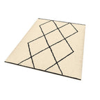 Tapis d'intérieur rectangle CASA à motifs berbère 160 x 220 cm