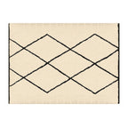 Tapis d'intérieur rectangle CASA à motifs berbère 160 x 220 cm
