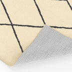 Tapis d'intérieur rectangle CASA à motifs berbère 160 x 220 cm