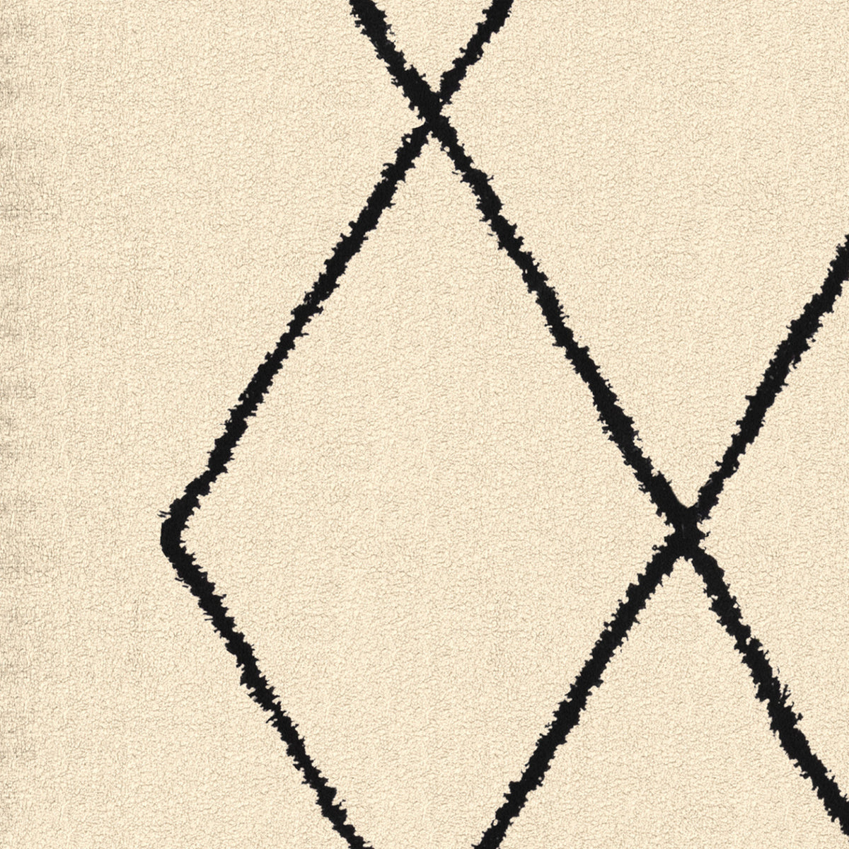 Tapis d'intérieur rectangle CASA motifs berber 120 x 170 cm